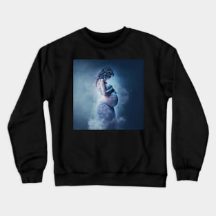 Pregnant in Smoke Crewneck Sweatshirt